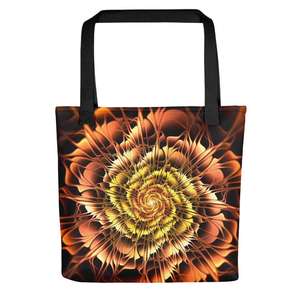 Default Title Abstract FLower 01 Tote Bag by Design Express