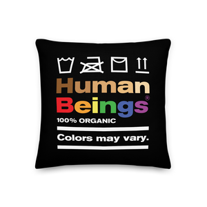 18×18 Human Beings Premium Pillow by Design Express