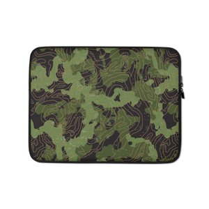 13 in Green Camoline Laptop Sleeve by Design Express