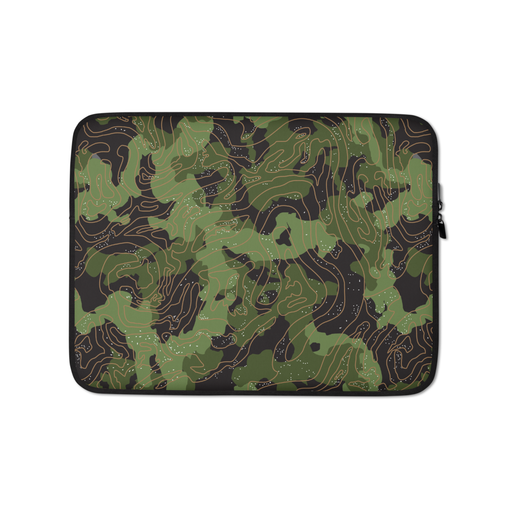 13 in Green Camoline Laptop Sleeve by Design Express