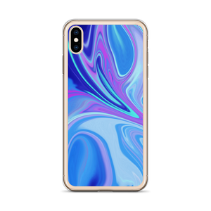 Purple Blue Watercolor iPhone Case by Design Express