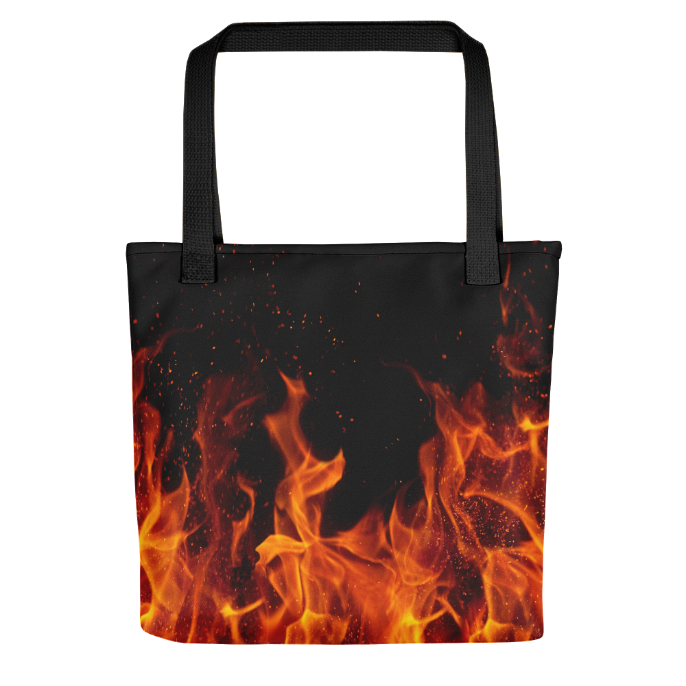 Default Title On Fire Tote Bag by Design Express