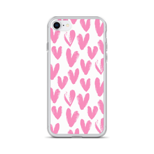 iPhone 7/8 Pink Heart Pattern iPhone Case by Design Express