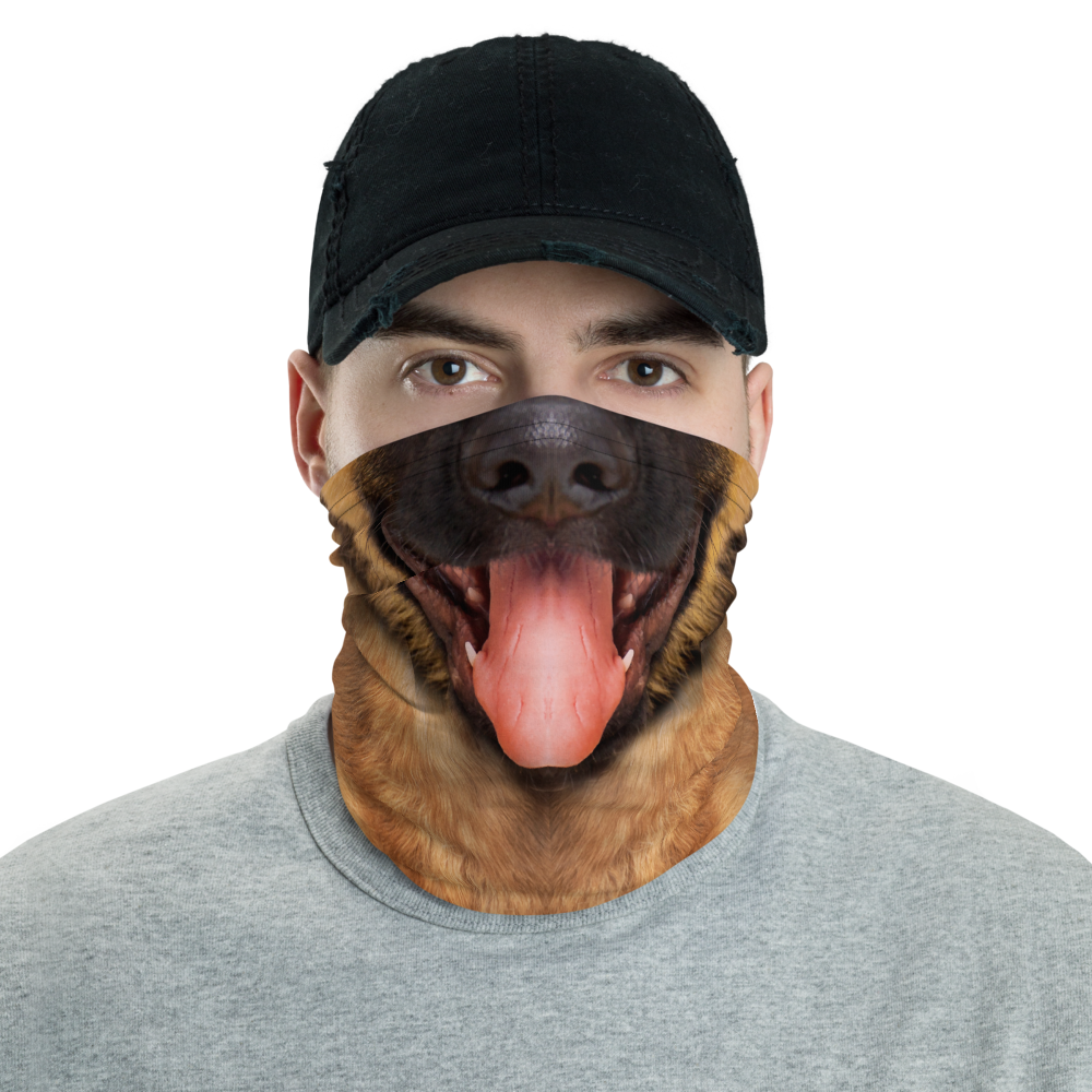 Default Title German Shepherd Dog Neck Gaiter Masks by Design Express