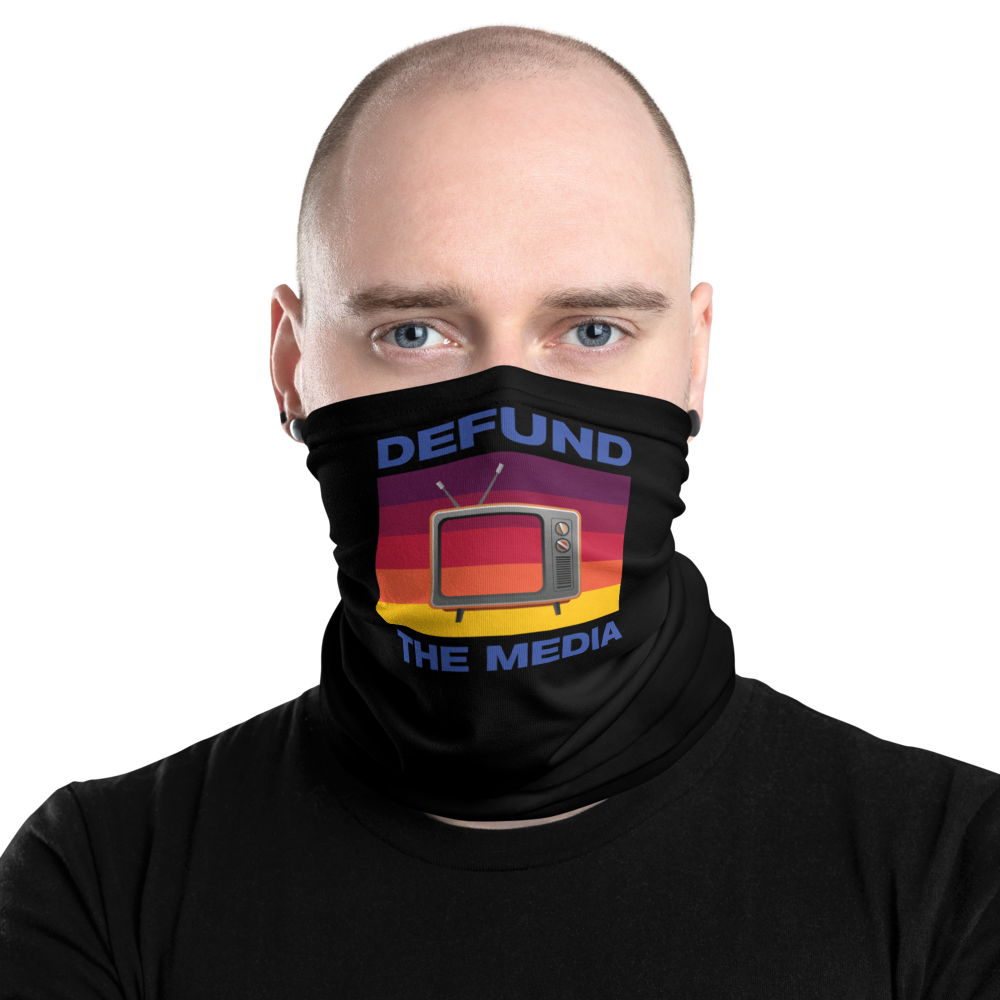 Default Title Defund The Media Color Neck Gaiter by Design Express