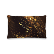 Gold Swirl Rectangle Premium Pillow by Design Express