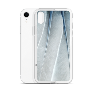 White Feathers Texture iPhone Case by Design Express