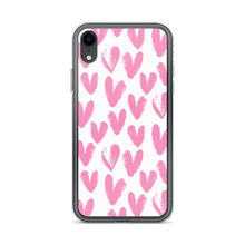iPhone XR Pink Heart Pattern iPhone Case by Design Express