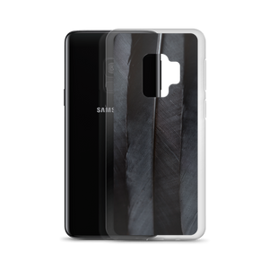 Black Feathers Samsung Case by Design Express
