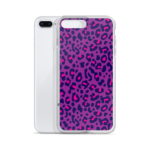 Purple Leopard Print iPhone Case by Design Express