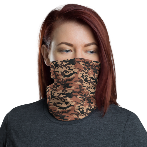 Default Title Brown Camo Neck Gaiter Masks by Design Express