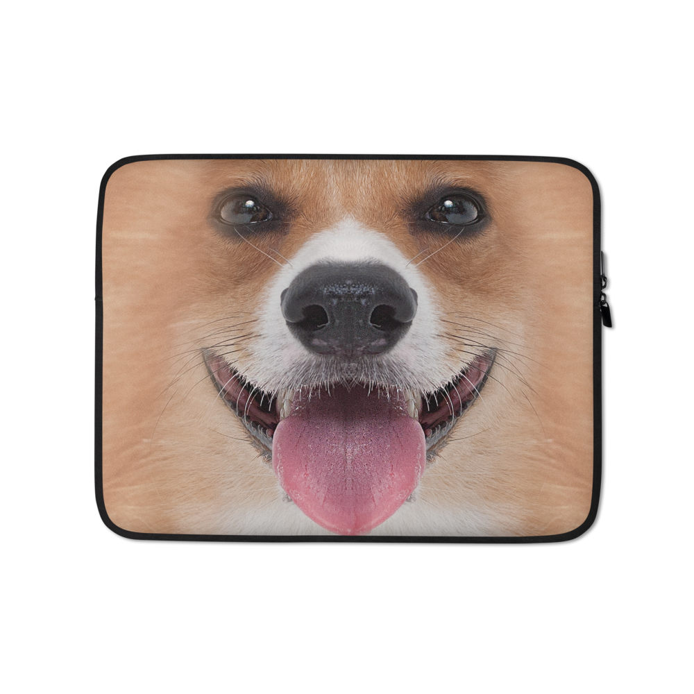 13 in Corgi Dog Laptop Sleeve by Design Express