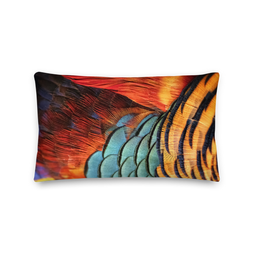 Default Title Golden Pheasant Rectangle Premium Pillow by Design Express