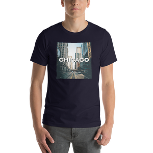 Navy / XS Chicago Unisex T-Shirt by Design Express