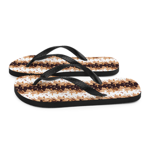 Gold Baroque Flip-Flops by Design Express