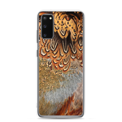 Samsung Galaxy S20 Brown Pheasant Feathers Samsung Case by Design Express