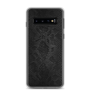 Samsung Galaxy S10 Black Snake Skin Samsung Case by Design Express