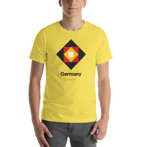 Yellow / S Germany "Diamond" Unisex T-Shirt by Design Express