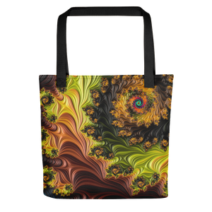 Default Title Colourful Fractals Tote Bag by Design Express