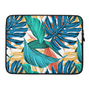 15 in Tropical Leaf Laptop Sleeve by Design Express