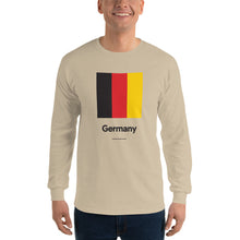 Sand / S Germany "Block" Long Sleeve T-Shirt by Design Express