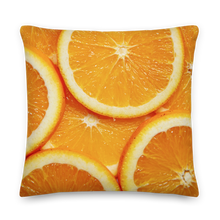 22×22 Sliced Orange Premium Pillow by Design Express
