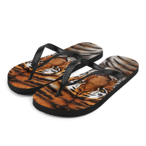 S Tiger Face Flip-Flops by Design Express