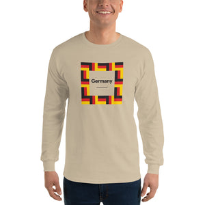 Sand / S Germany "Mosaic" Long Sleeve T-Shirt by Design Express