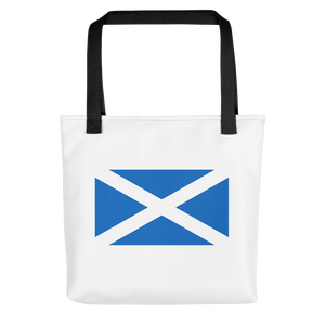 Black Scotland Flag "Solo" Tote bag Totes by Design Express