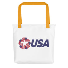 Yellow USA "Rosette" Tote bag Totes by Design Express