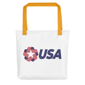 Yellow USA "Rosette" Tote bag Totes by Design Express