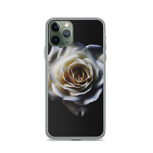 iPhone 11 Pro White Rose on Black iPhone Case by Design Express