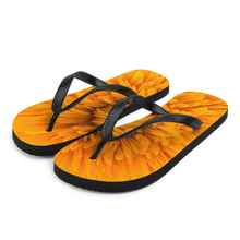 S Yellow Flower Center Flip-Flops by Design Express