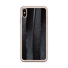 Black Feathers iPhone Case by Design Express