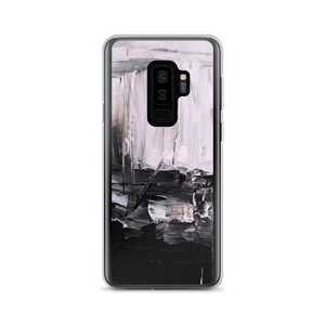 Samsung Galaxy S9+ Black & White Abstract Painting Samsung Case by Design Express