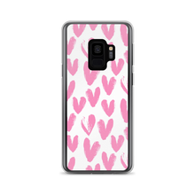 Samsung Galaxy S9 Pink Heart Pattern Samsung Case by Design Express
