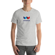 Athletic Heather / S United States "Squared" Short-Sleeve Unisex T-Shirt by Design Express