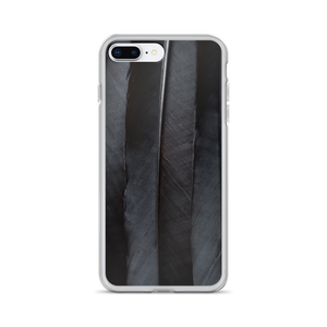 iPhone 7 Plus/8 Plus Black Feathers iPhone Case by Design Express