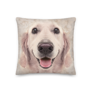 Golden Retriever Dog Premium Pillow by Design Express