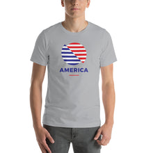 Silver / S America "The Rising Sun" Short-Sleeve Unisex T-Shirt by Design Express