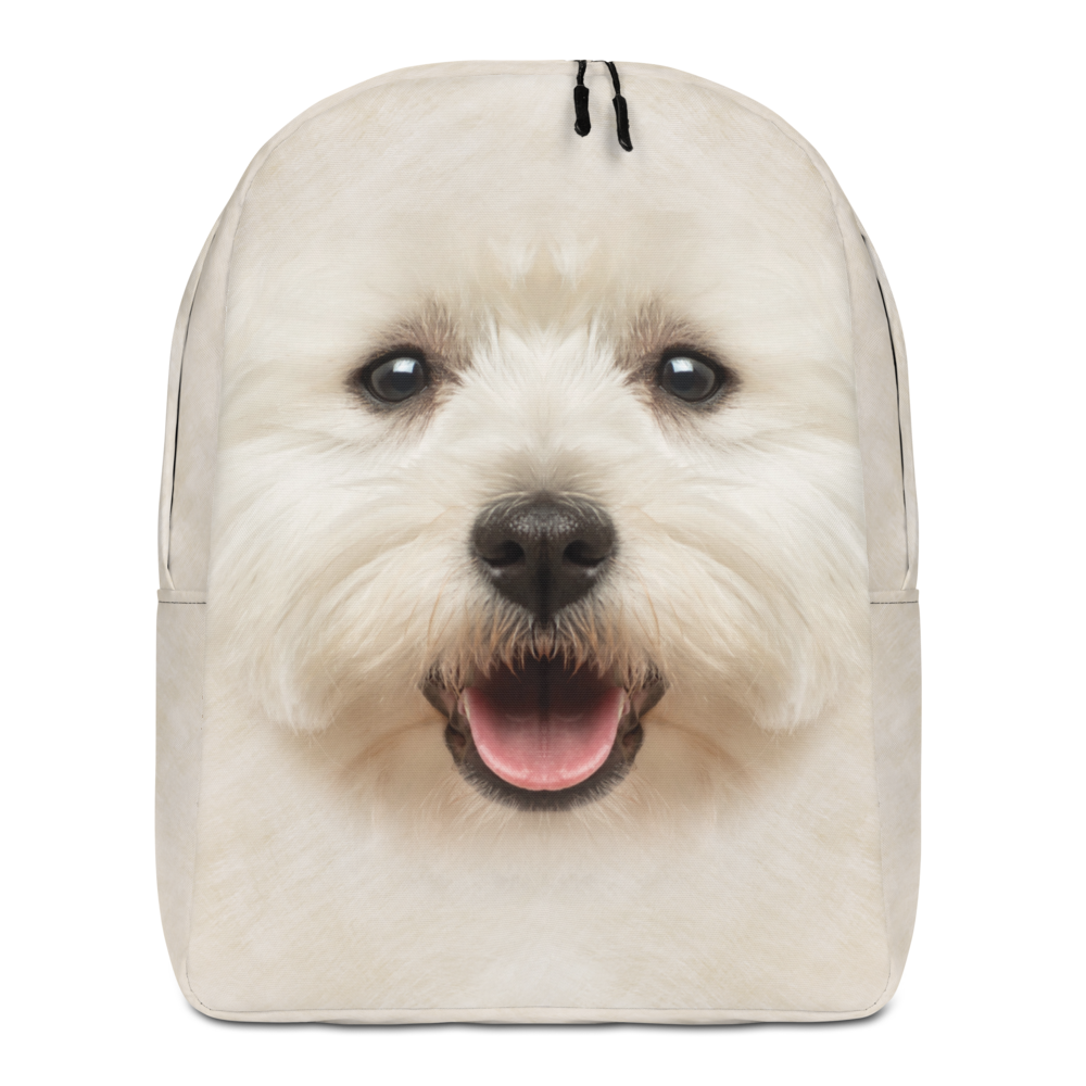 Default Title West Highland White Terrier Dog Minimalist Backpack by Design Express