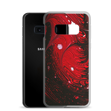 Black Red Abstract Samsung Case by Design Express