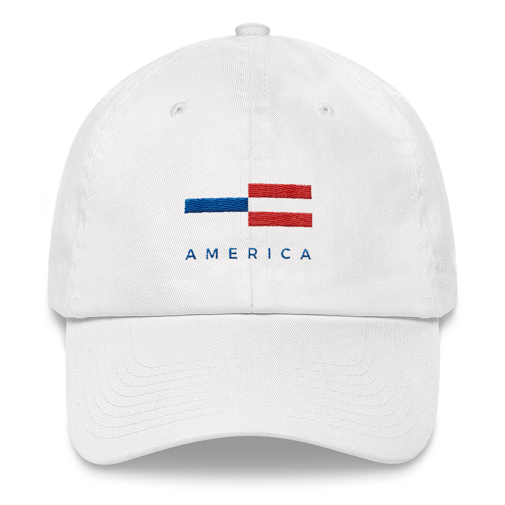 Default Title America Tower Pattern Baseball Cap Baseball Caps by Design Express