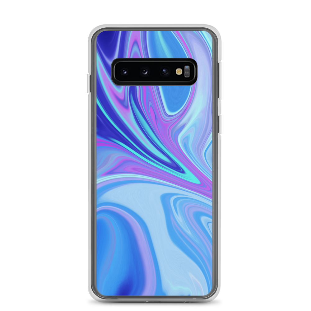 Samsung Galaxy S10 Purple Blue Watercolor Samsung Case by Design Express