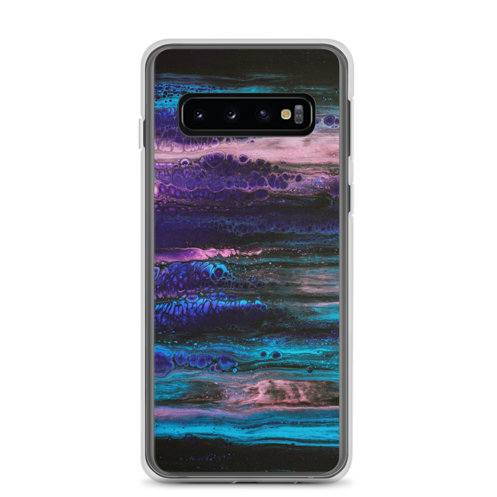 Samsung Galaxy S10 Purple Blue Abstract Samsung Case by Design Express