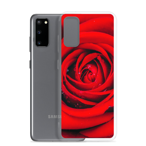 Fresh Red Rose Samsung Case by Design Express