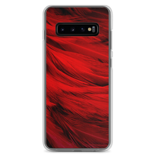 Samsung Galaxy S10+ Red Feathers Samsung Case by Design Express