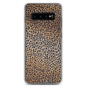 Samsung Galaxy S10+ Leopard Brown Pattern Samsung Case by Design Express
