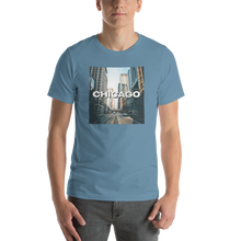 Steel Blue / S Chicago Unisex T-Shirt by Design Express