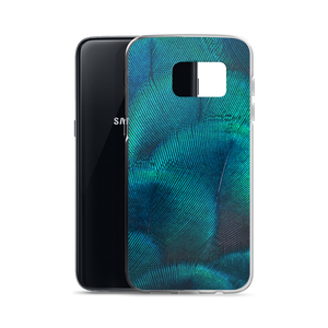 Green Blue Peacock Samsung Case by Design Express